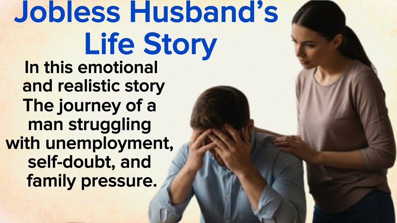 Jobless Husband’s Life Story | Learn English Step by Step ⭐ Level 3 ⭐ IELTS Preparation ✅