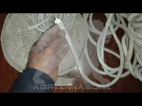 نخ آزبست گرد