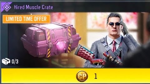 Hired Muscle Crate 3CP 3 TIMES MY LUCK🧐 codm