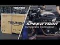 Triumph Speed Twin: Распаковка и обзор