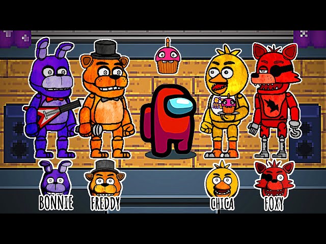 AMONG US FIVE NIGHTS AT FREDDY'S * impostor freddy * 