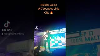 Eighton Sente performing  Sidda wa ex in Jinja City Uganda