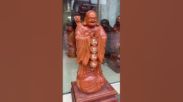 Di Lặc chúc phúc. Gỗ hương đá. 0986015299