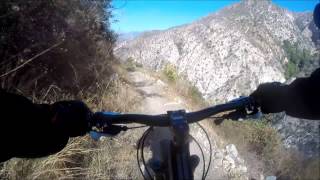 Mt Lowe / Mt Wilson Mountain biking (Sam Merrill, Sunset and El Prieto DH trails) Sep 21, 2014