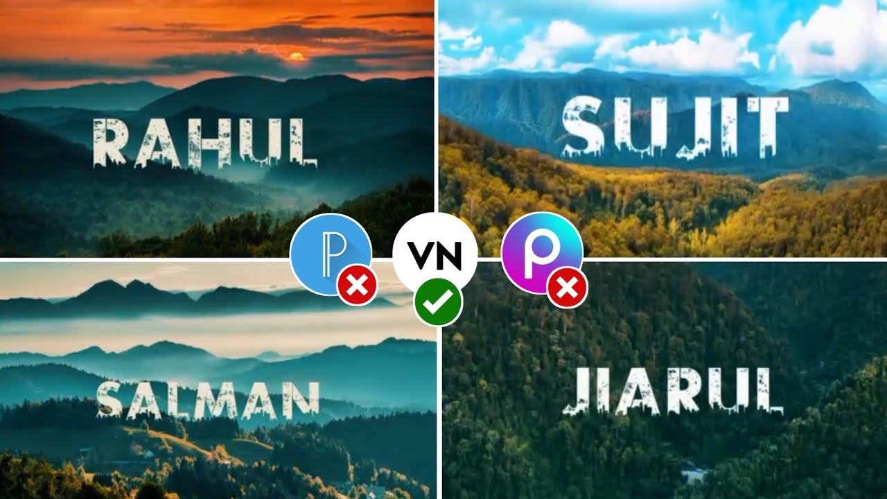 Viral Name Art Reel Editing Tutorial | Urban Jungle Font | New Trending Photo Editing in VN App