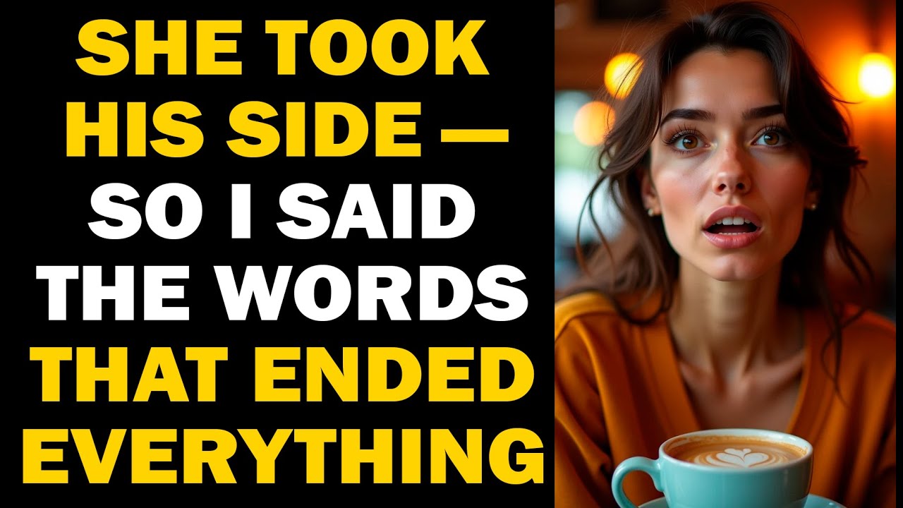 When She Chose Him Over Me — I Said The Words That Ended Everything