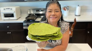 TORTILLAS DE NOPAL Y ESPINACAS // VCL