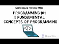 5 Fundamental Concepts of Programming Languages | Basic Concepts of Programming for Beginners