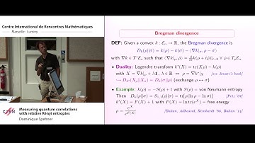Dominique Spehner : Measuring quantum correlations with relative Rényi entropie
