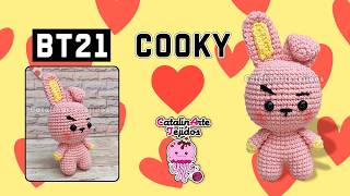 Cooky BT21 amigurumi | CatalinArte Tejidos