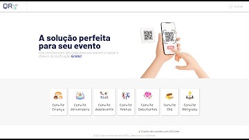 Criador de convites e ingressos com QR-Code