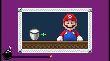 Super Mario Construct (PC) - Custom Level: Mario-Ware: Plumb it! by FailMeep