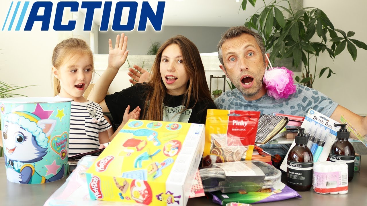 MEGA GIGA HAUL ACTION : jouets, fournitures scolaires, maquillage & nourriture Ft. le TERMINATOR