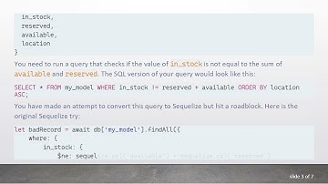 How to Convert a MySQL Query to Sequelize Query: Adding and Comparing Attributes