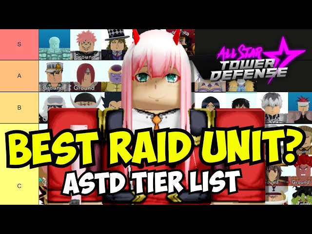 Best RAID Mode & STORY Mode Meta Unit? (All Star Tower Defense Tier List  2023) HOW TO BEAT ALL RAID! 