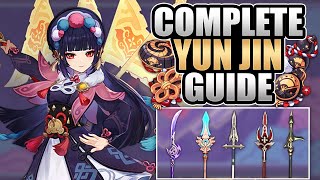 YUN JIN - COMPLETE GUIDE - Weapons, Artifacts, Mechanics & Teams Explained | Genshin Impact