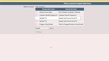 Copy course components from one course to another in Moodle