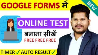 How To Create ONLINE TEST With Time Limit and Auto Result on Google Form