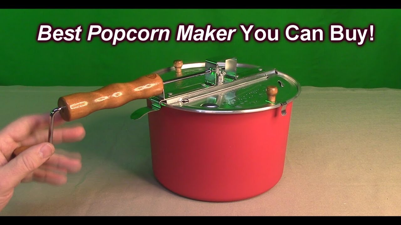 Whirley-Pop Stovetop Popcorn Popper - Popcorn Pot - Miles Kimball