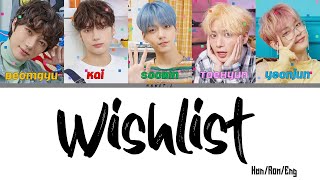 TXT - Wishlist (Color Coded)  | Monct-L