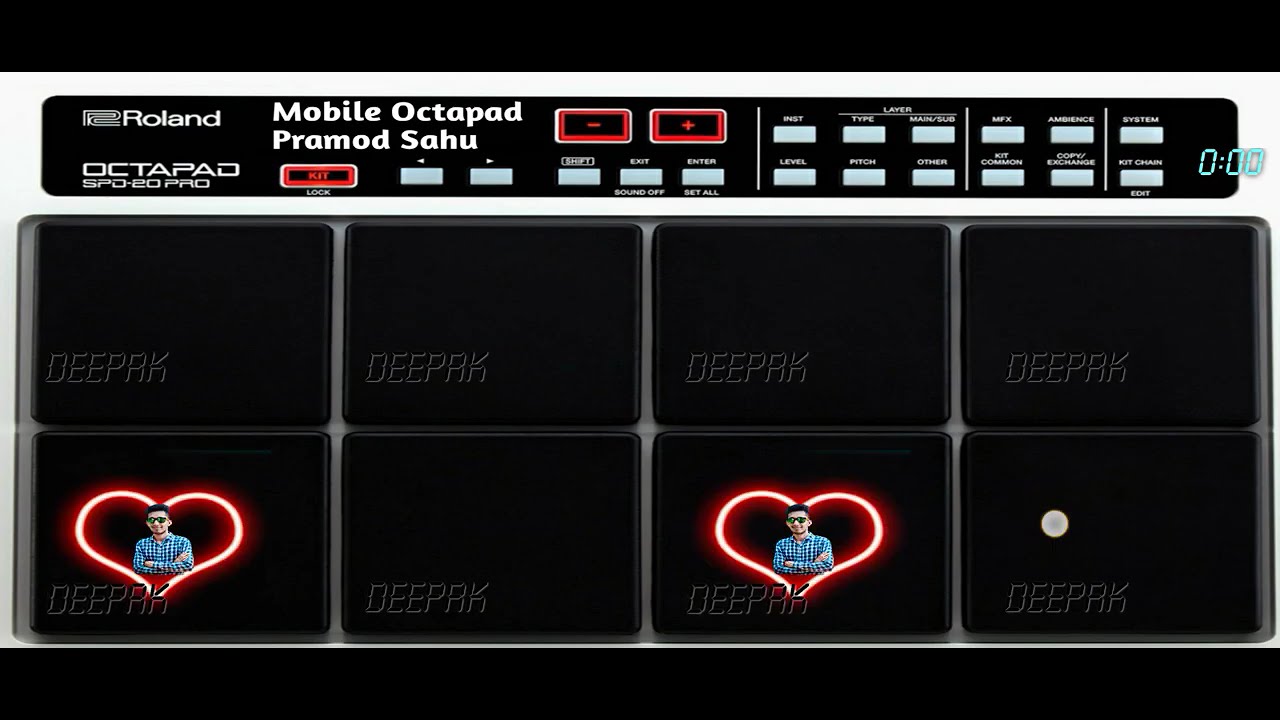 Karmi seting mobile octoopad Roland spd 20 pro - YouTube