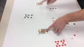 heapsort algorithm, card demo