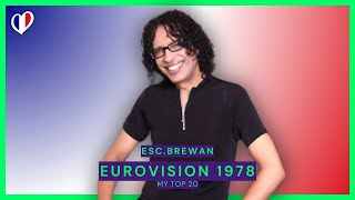 Eurovision 1978: My Top 20