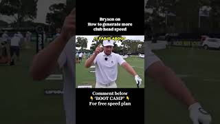 Bryson SPEED advice ⛳️