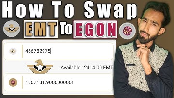 How To Swap EMT to EGON token | eagle network migration | eagle mining network | cryptocurrencies