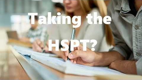 HSPT Test Strategy Book Trailer