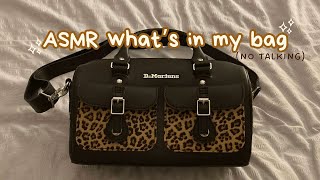 ASMR what's in my bag (no talking)