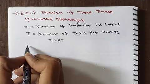 PART-2 SYNCHRONOUS MACHINE || Explanation with handwritten notes || by Prof. Rushikesh Pandya