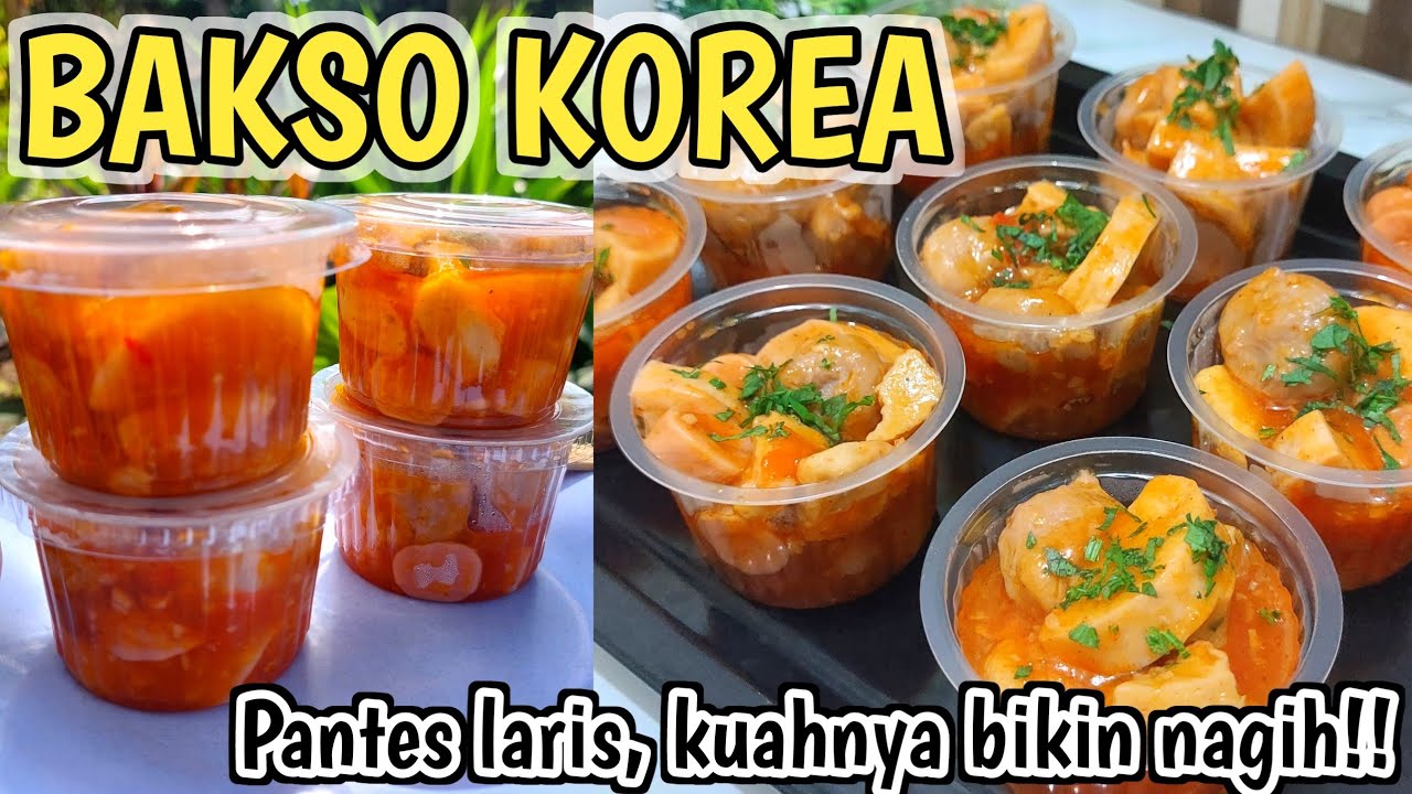 RESEP BAKSO KOREA RAME PEMBELI | RAHASIANYA ADA DIKUAH KENTAL SI PENARIK REJEKI