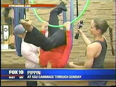 pip kisi gamm (Hoop DEMO in Nude Pantyhose) - Fox 10 reporter, Kristy Siefkin, in a story about aerial hoops.