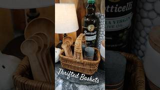 How to Clean Thrifted “Wicker Basket” & Style Thrifted Baskets for My Kitchen 🌞🧺 Net Worth