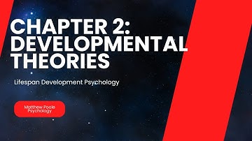 Lifespan Development Psychology - Chapter 2: Developmental Theories