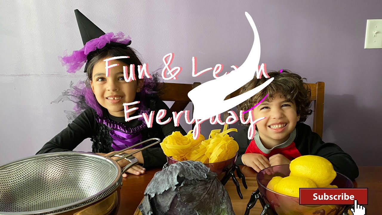 انشطة اطفال/  المعكرونه السحرية 🍝💕Pink magical Pasta 🍝