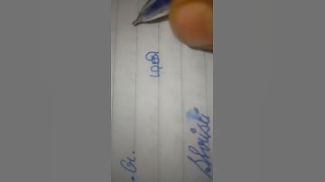 my Tamil handwriting