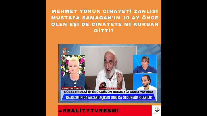 Mehmet Yörük cinayeti zanlısı Mustafa Samagan'ın eşi de cinayete mi kurban gitti?