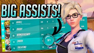 More Assists Than Kills On the Board!: Mercy Gameplay - Overwatch 2