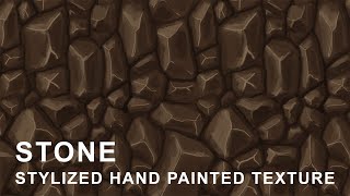 How to Make Beautiful Hand Painted Stone Textures in Just 3 Minutes!