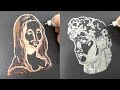 FAMOUS MASTERPIECES PANCAKE ART!! Mona Lisa and David (feat. Mozart and Bach)