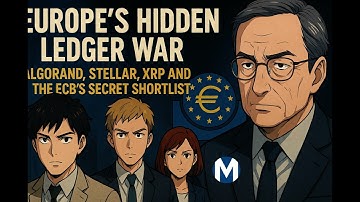 De verborgen grootboekoorlog van Europa: ECB, Algorand, Stellar en XRP onthuld