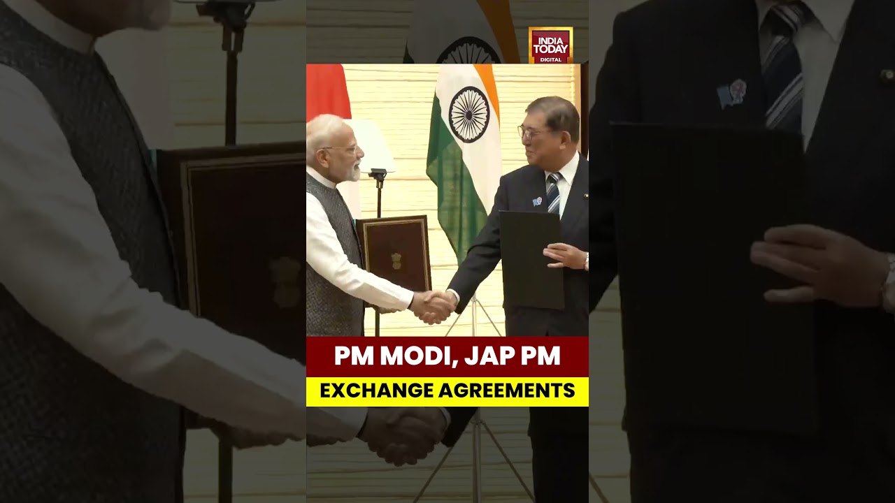Modi In Tokyo: PM Modi, Japan PM Exchange Agreements | India Today