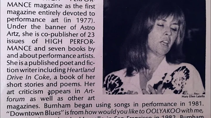 Linda Frye Burnham - Downtown Blues [Electro/Exper...