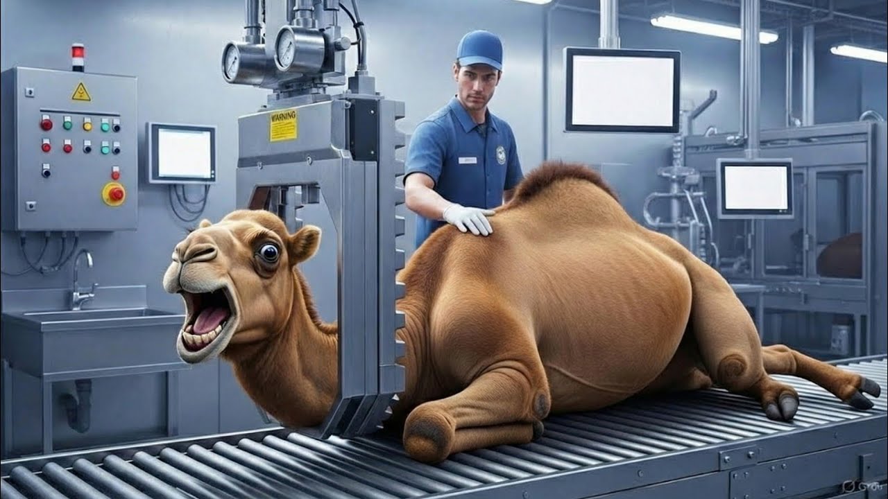 Inside Mega Camel Meat Factory – How Camel Meat Are Processed and Shipped Worldwide (Full Process)