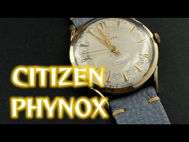 CITIZEN PHYNOX ! 素晴らしい文字盤！1950年代のセンターセコンド