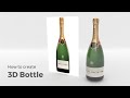 How to create a 3D bottle from a 2D image | Vectary tutorial