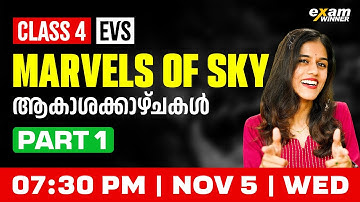 Class 4 EVS | Marvels of Sky / ആകാശക്കാഴ്ചകൾ | Part 1  | Exam Winner