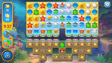 Fishdom level 1136 Gameplay (iOS Android)